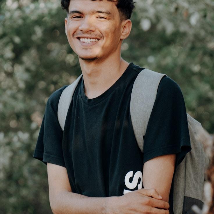 Portrait of a group coordinator and fusion cooking enthusiast